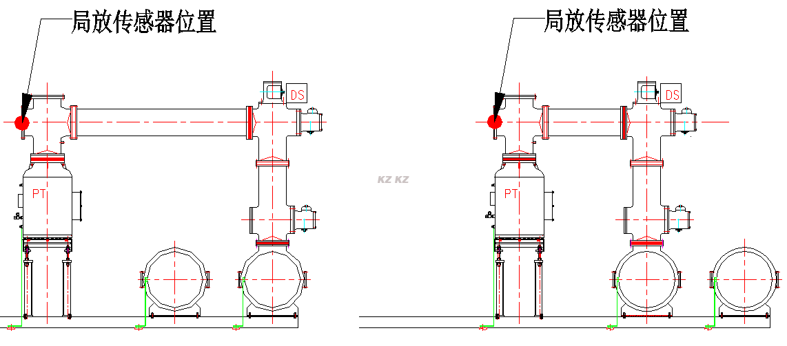 母设间隔上传感器安装位置